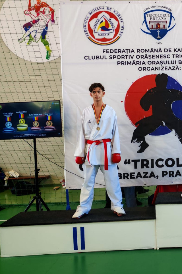 Tudorache Cezar Ștefan, dublu medaliat la Cupa Tricolorul WUKF
